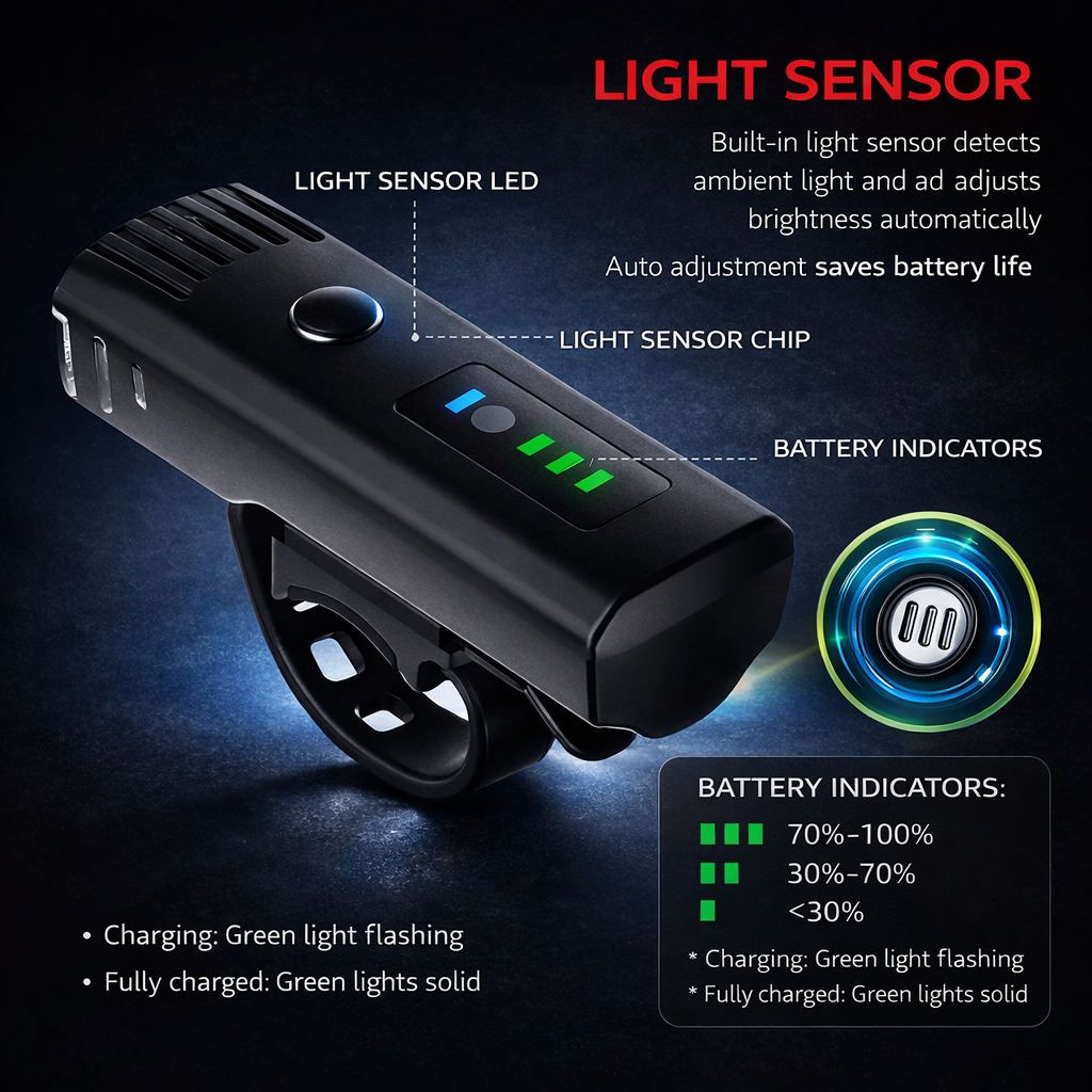 SmartSense Bike Light Set