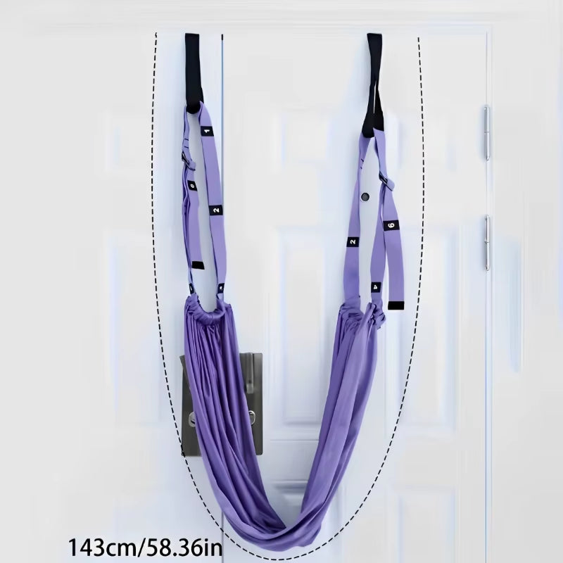 Adjustable Aerial Yoga Strap Pull Rope Women Hammock Stretch Leg Splits Trainer Female Gym Belt Swing Stretching Fitness